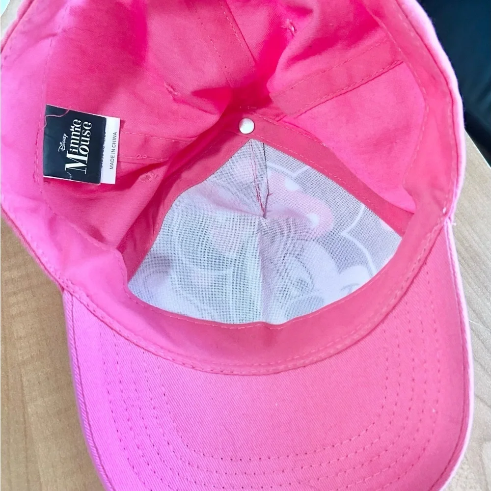 Disney Minnie mouse baseball hat cap adjustable back